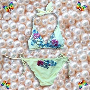 Y2K Victoria Secret Sailor Pinup Artwork Bikini